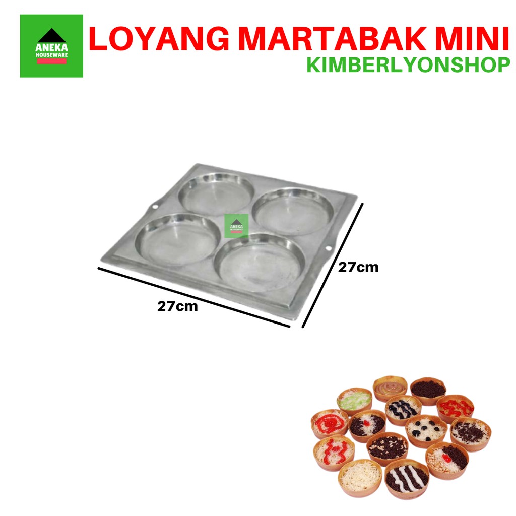 Loyang Martabak Mini 4 Lubang