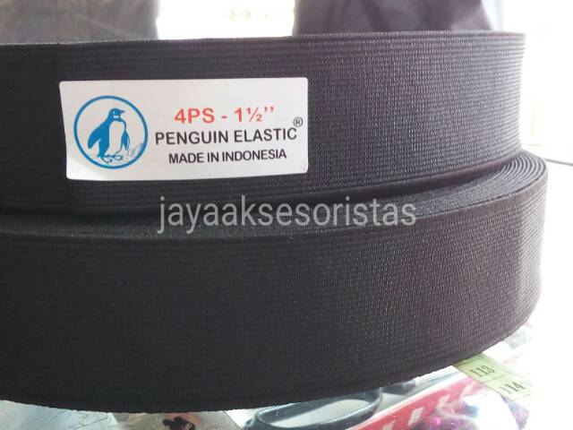 Tali webbing elastis/karet tas tebal 3.8 cm murah bandung