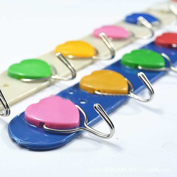 TGB Kapstok Gantungan Baju Love Multifungsi Tempel Tembok Pintu 8 Kait