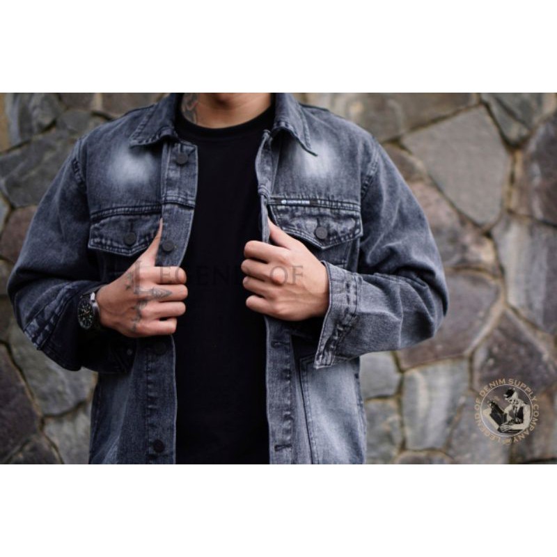 JAKET JEANS LEGEND Of Denim jaket jeans pria