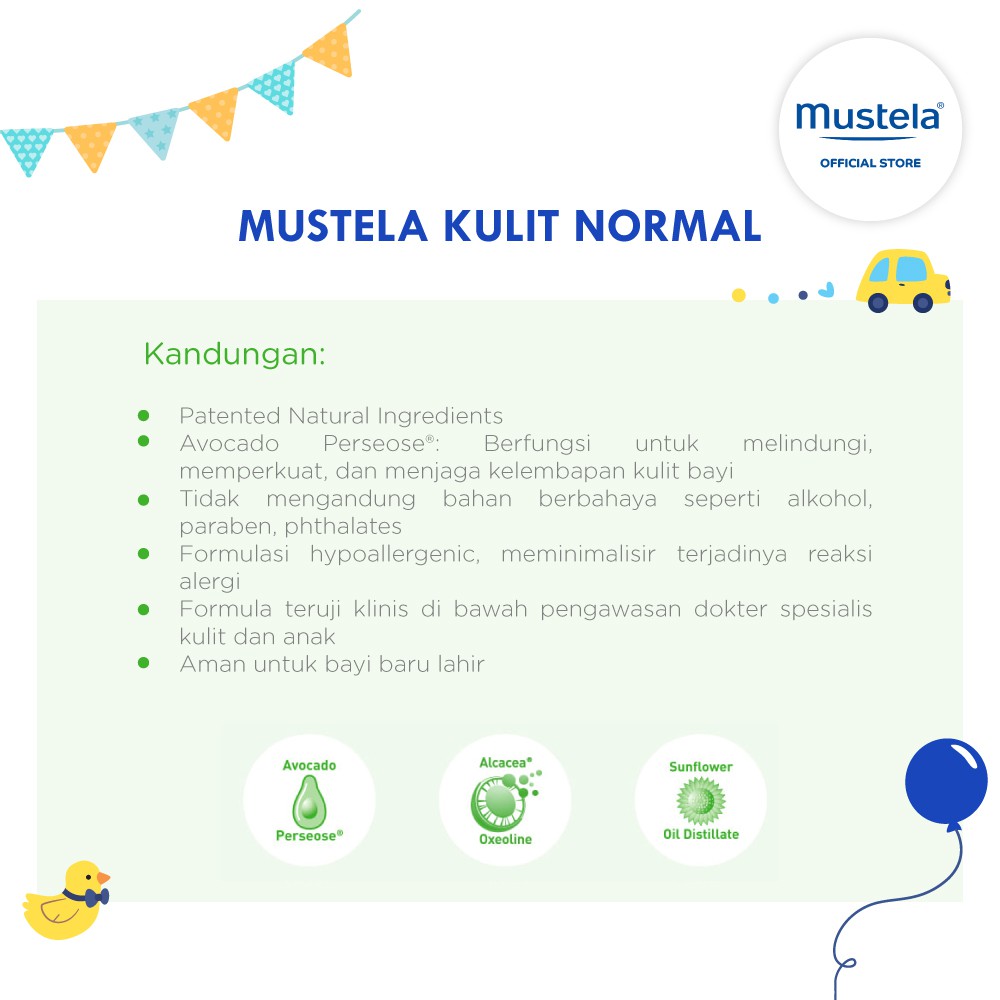 Mustela Hair Styler and Skin Freshener 200 ml - Spray Rambut dan Kulit Bayi