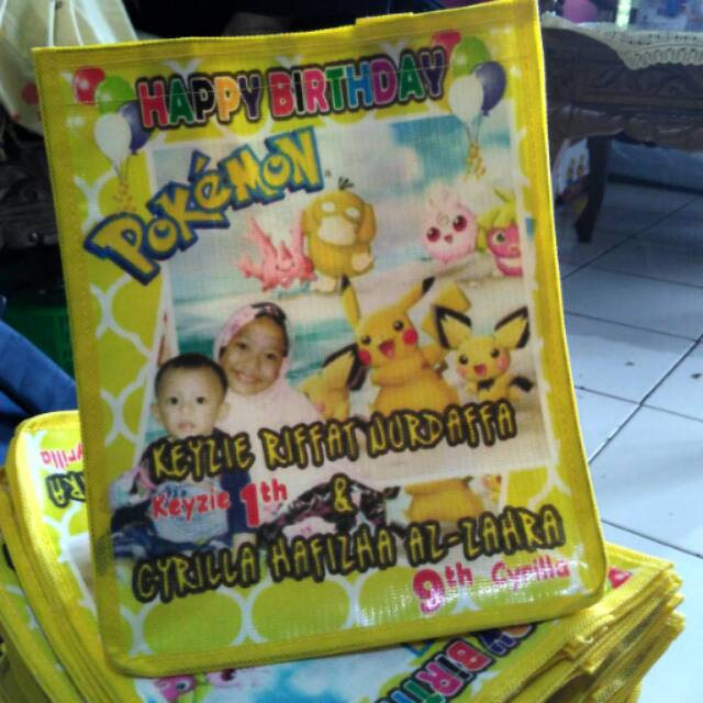 

Tas ultah pokemon