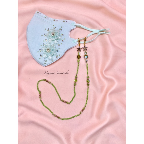 Kalung konektor Masker Swarovski Austria