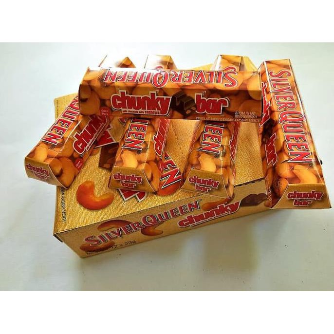 

Delfi Silverqueen Chunky Bar 5 pcs TERPERCAYA Kode 987