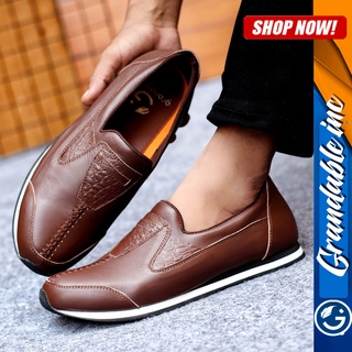 Jual Grandable Sanver Sepatu Formal Pria Sepatu Pria Casual Kulit Asli Sepatu Pantofel Kerja