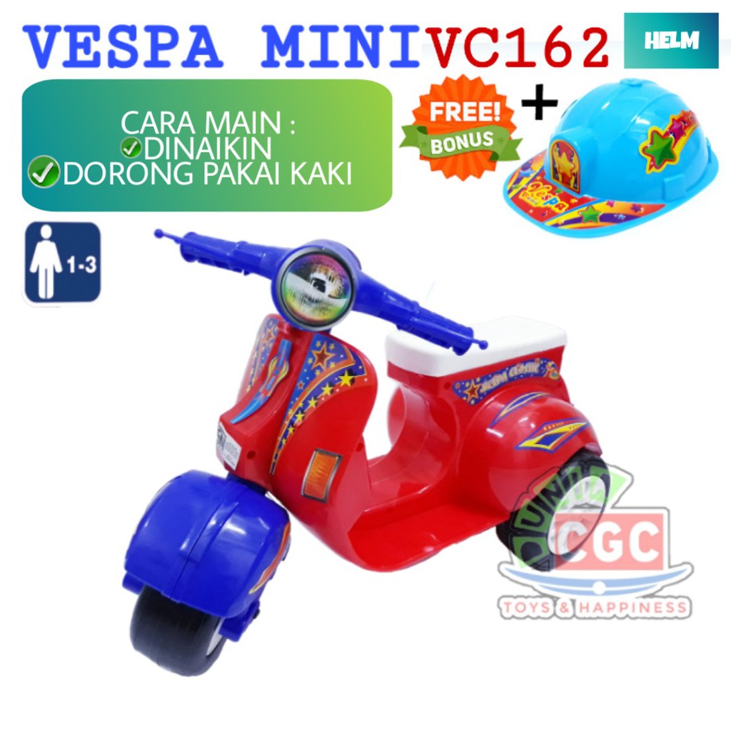  Mainan Vespa Mini  VC Motor Dorong Anak SNI Shopee Indonesia