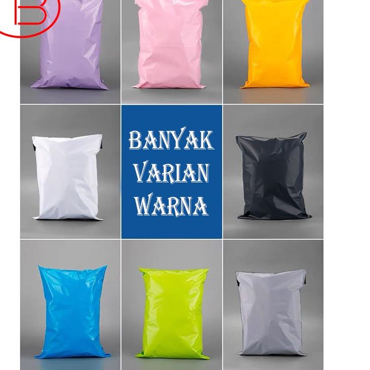 

Plastik Packing Baju / Polymailer Olshop LDPE 30X40CM Glossy Isi 100Pcs Lem Perekat Grosir