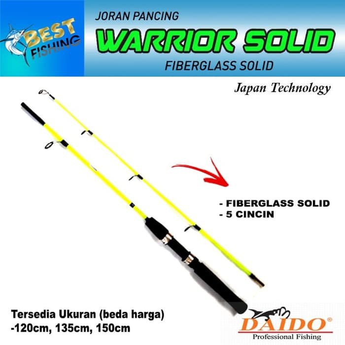 MANIA JORAN PANCING DAIDO WARRIOR FIBER SOLID 135CM TERLARIS