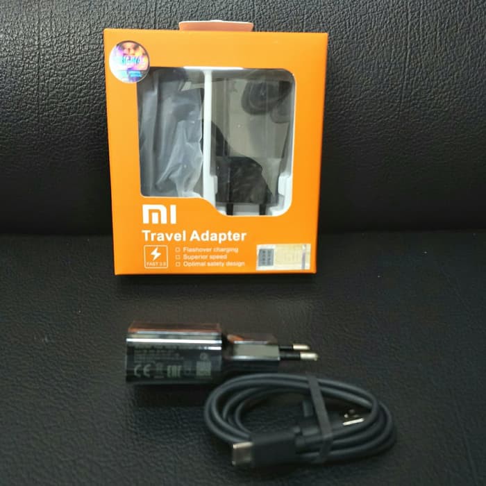 Charger Casan Xiaomi Original FAST CHARGING Quick QC 3.0 USB TYPE C