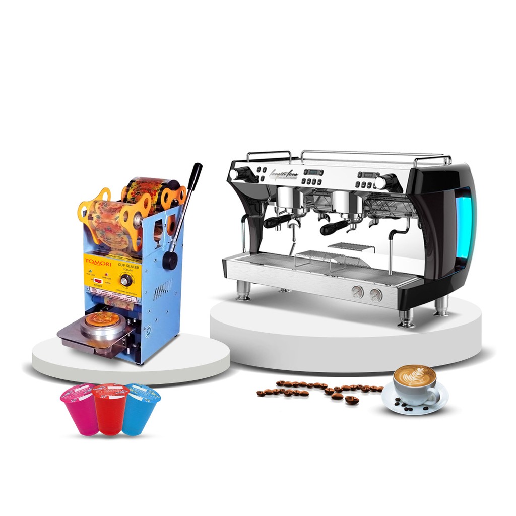 Paket Mesin Kopi Espresso Machine Cup - 61