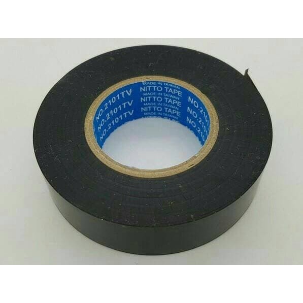 Isolasi Listrik / NITTO TAPE / Lakban Listrik/ISOLASI LEM LAKBAN HITAM/Isolasi/Lem/Lakban Listrik Ni