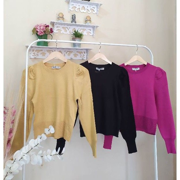 Kaos Balenciaga blouse Top Knit rajut import bangkok