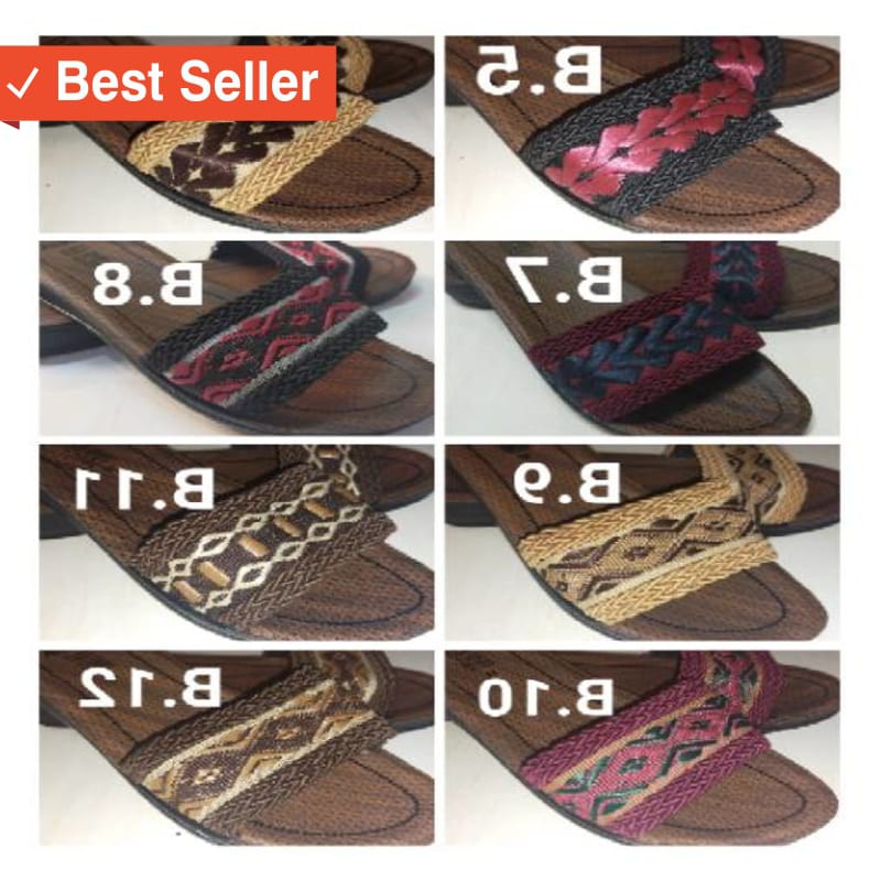 SANDAL WANITA KAKI MURAH / 6 PSG 1 KG (COD) GROSIR SANDAL TURKI/ TURKEY / TURKI ADESA ASLI