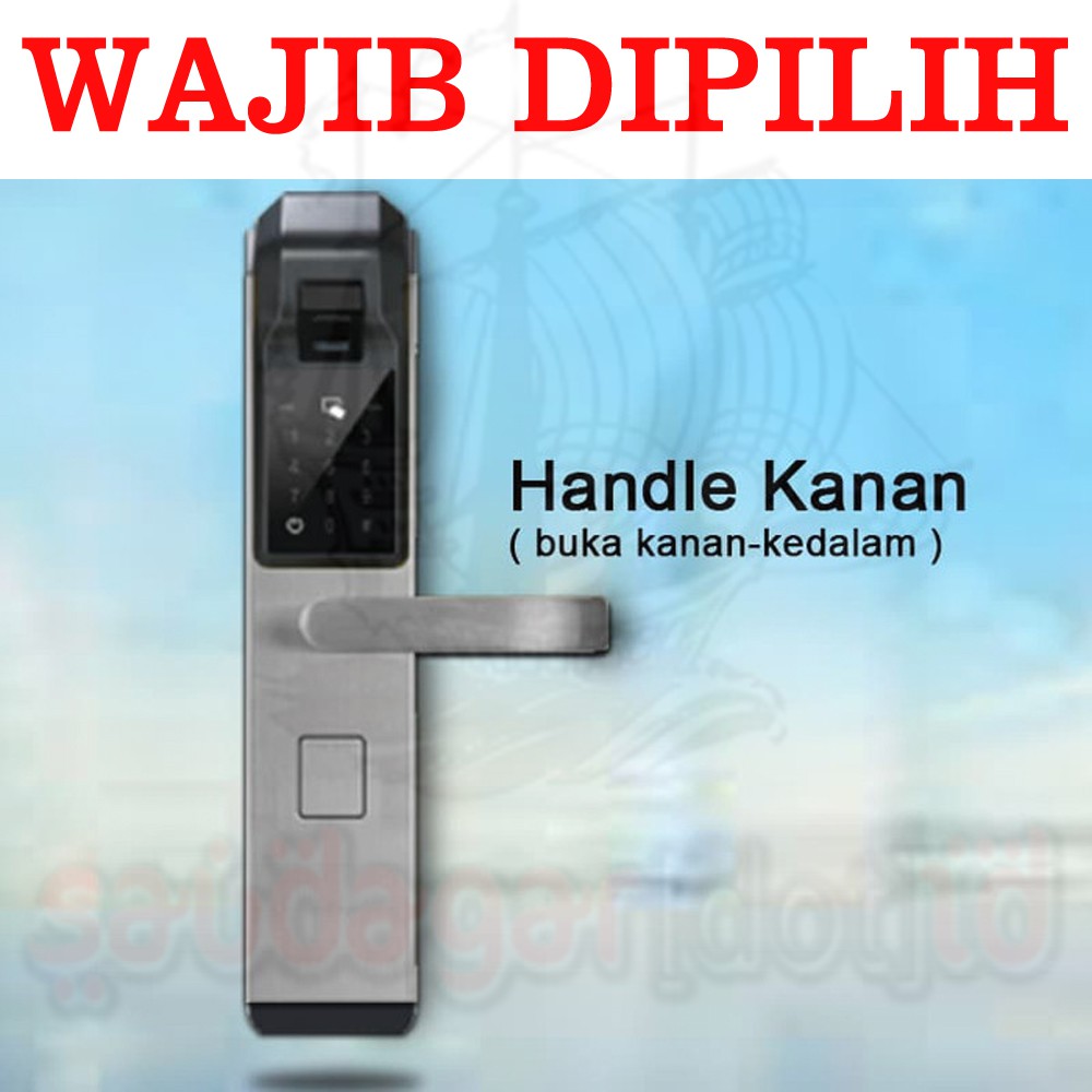 DIGITAL DOOR LOCK - SIDIK JARI - KUNCI PINTU DIGITAL - FINGER PRINT