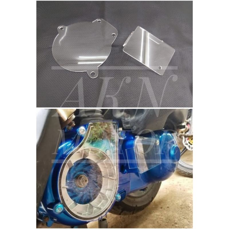 COVER TUTUP CVT TRANSPARAN YAMAHA NMAX 155 OLD NEW