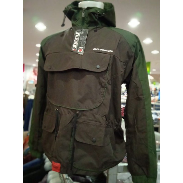 Jaket Parasut Freestyle Doraemon Army