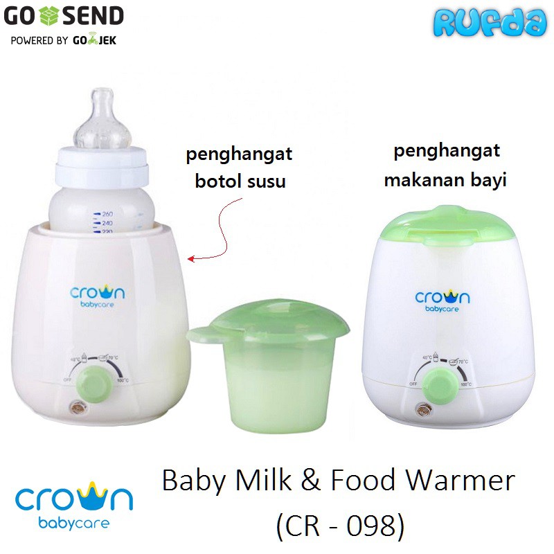 Crown Standard Warmer CR-098 Penghangat Susu dan Makanan Bayi