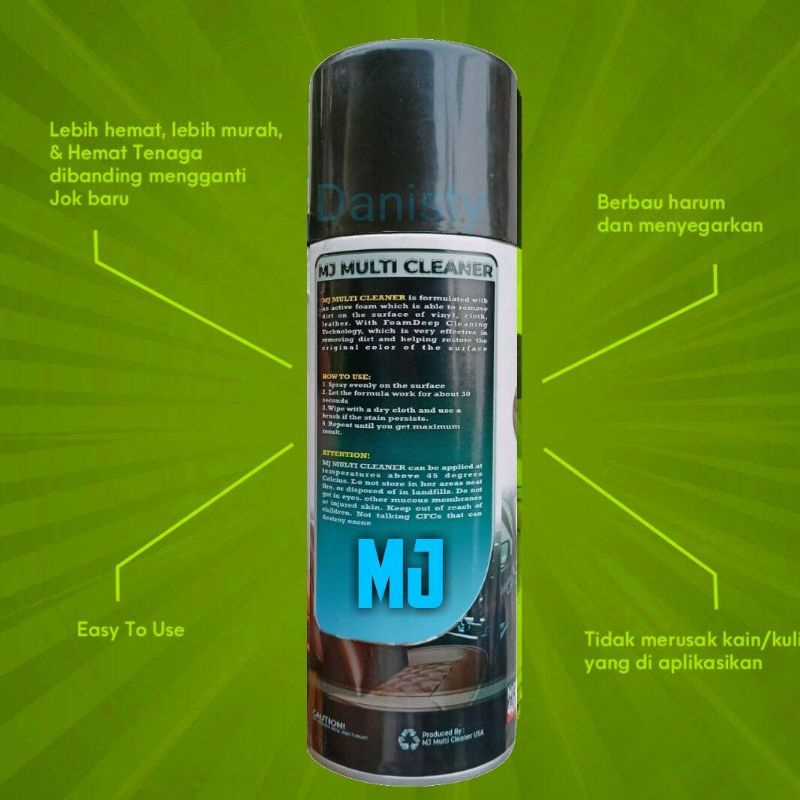 Pembersih plafon mobil foam MJ 400 ml/pembersih interior mobil