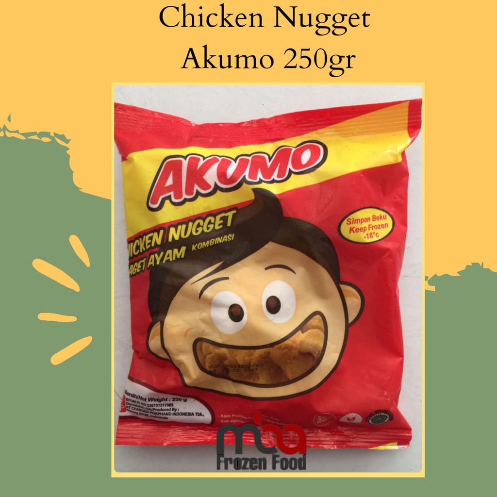 Chicken Nugget Akumo 250gr - FROZEN FOOD