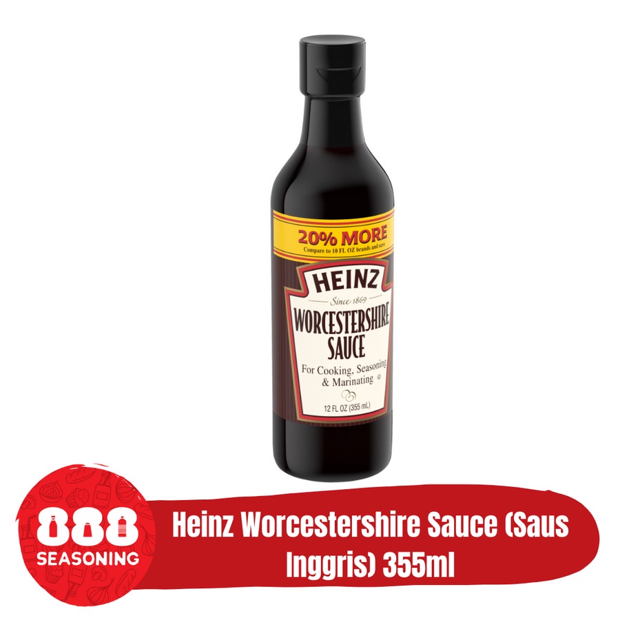 Jual HEINZ WORCESTERSHIRE SAUCE (Saus Inggris) 12 Oz 355ml Shopee Indonesia