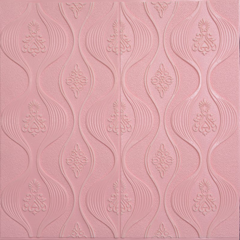 [COD] Wallpaper Dinding Stiker Wallfoam 3D Sticker Dekorasi Kamar Rumah Murah [Seri X] 70cmx70cmx6mm-PINK
