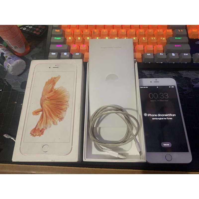 iPhone 6s+ 16Gb Lock disable (Bahan bypass/kanibal)
