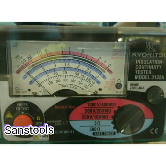 insulation tester analog insulation tester kyoritsu 3132A