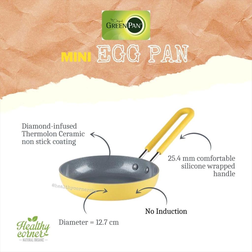 Jual GreenPan Mini Egg Pan 12.7cm ( Healthy Ceramic Non Stick Pan