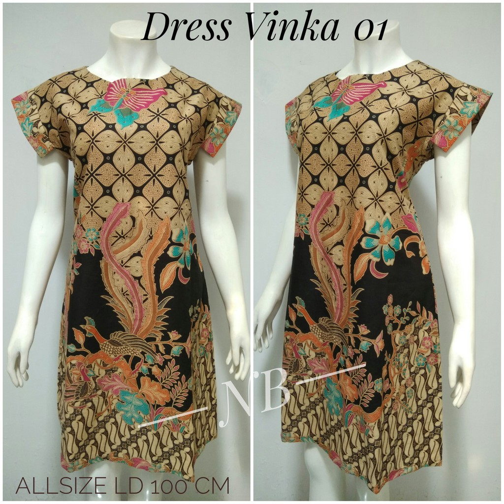 Dress Batik Moden Vinka