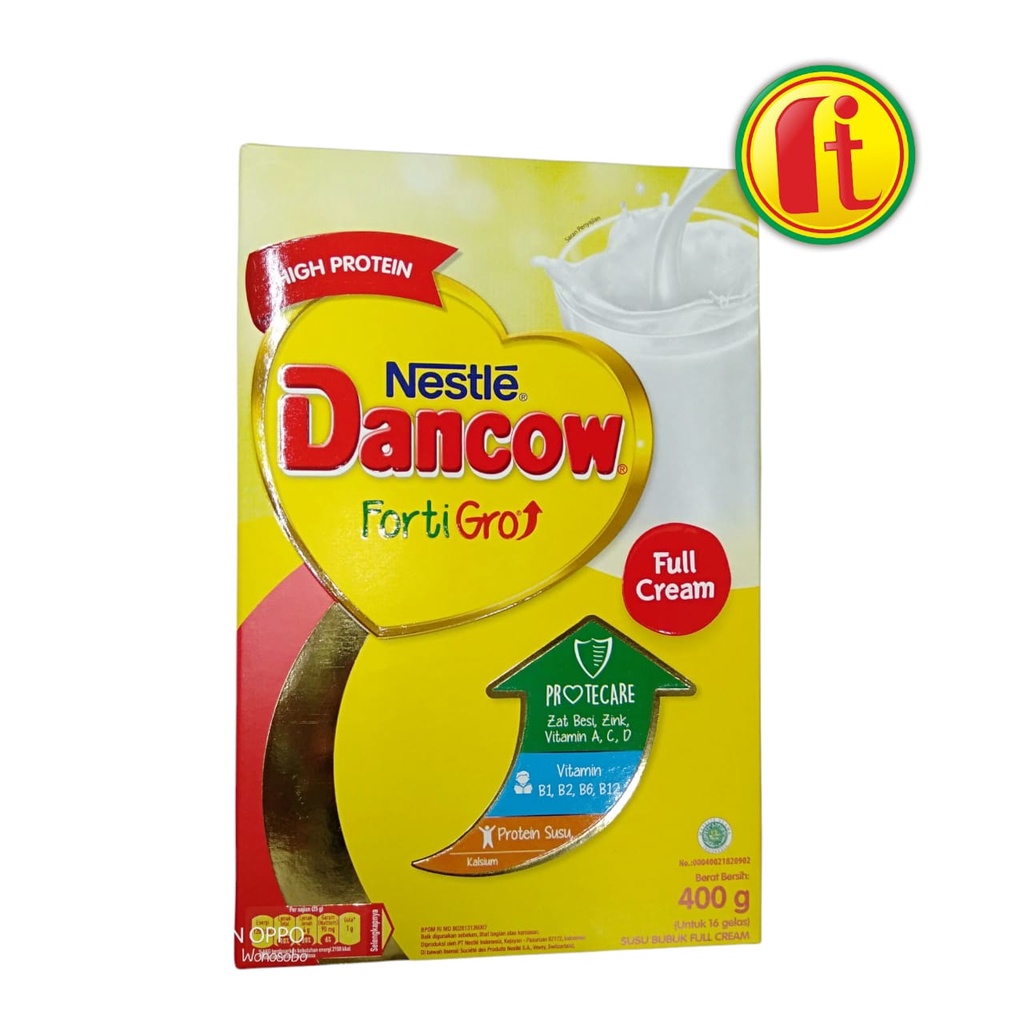 DANCOW FORTIGRO FULL CREAM 400 GR