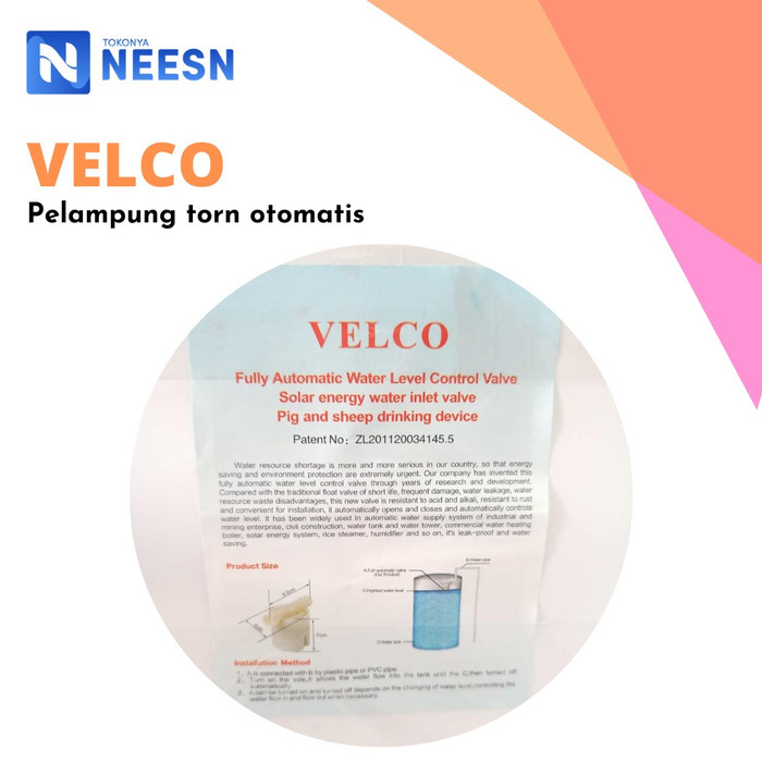 pelampung air otomatis velco kran air pelampung toren tangki serbaguna