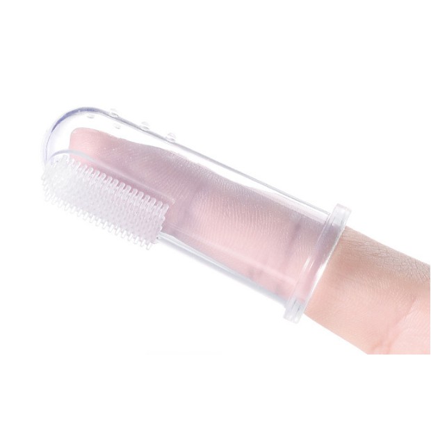 Bekasi! Babyfb Sikat gigi tangan bayi dan anak bahan silikon/baby kids silicone finger toothbrush-3
