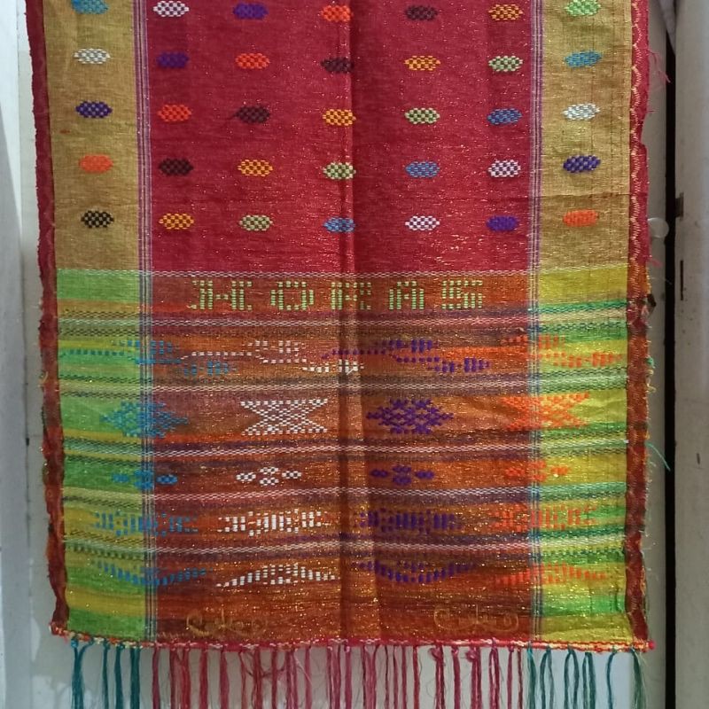 ulos sadum hijau merah (no.39)