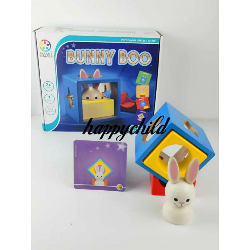 smart games alike bunny boo gift box/preschool puzzle game mainan edukasi/happychild