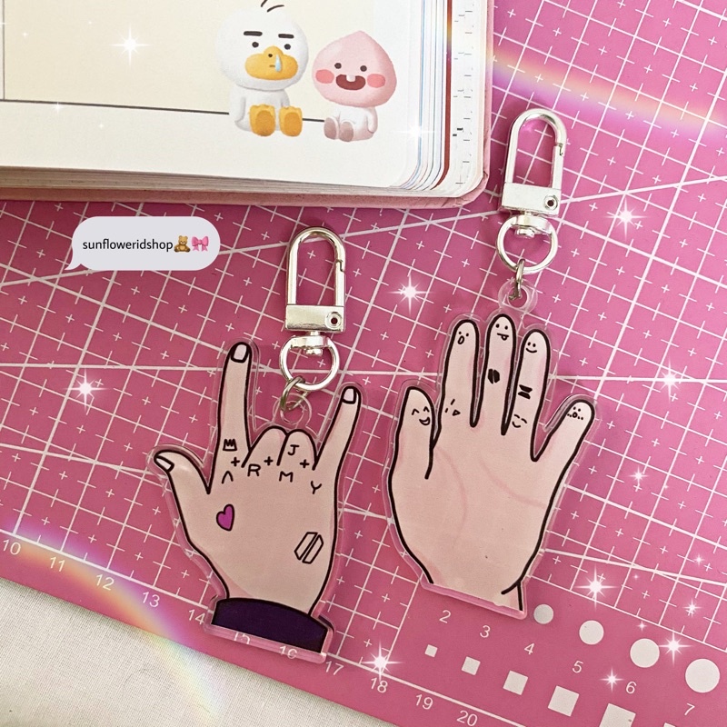 JUNGKOOK AND JIMIN’S HANDS | JIKOOK | BTS | BANGTAN | KEYCHAIN | KEYRING | GANTUNGAN KUNCI | KPOP