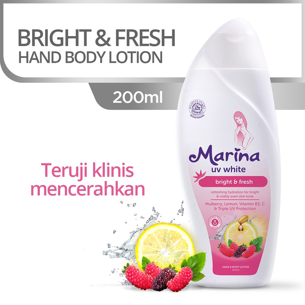 Marina Steps2Shine Set Perawatan Tubuh - Pink