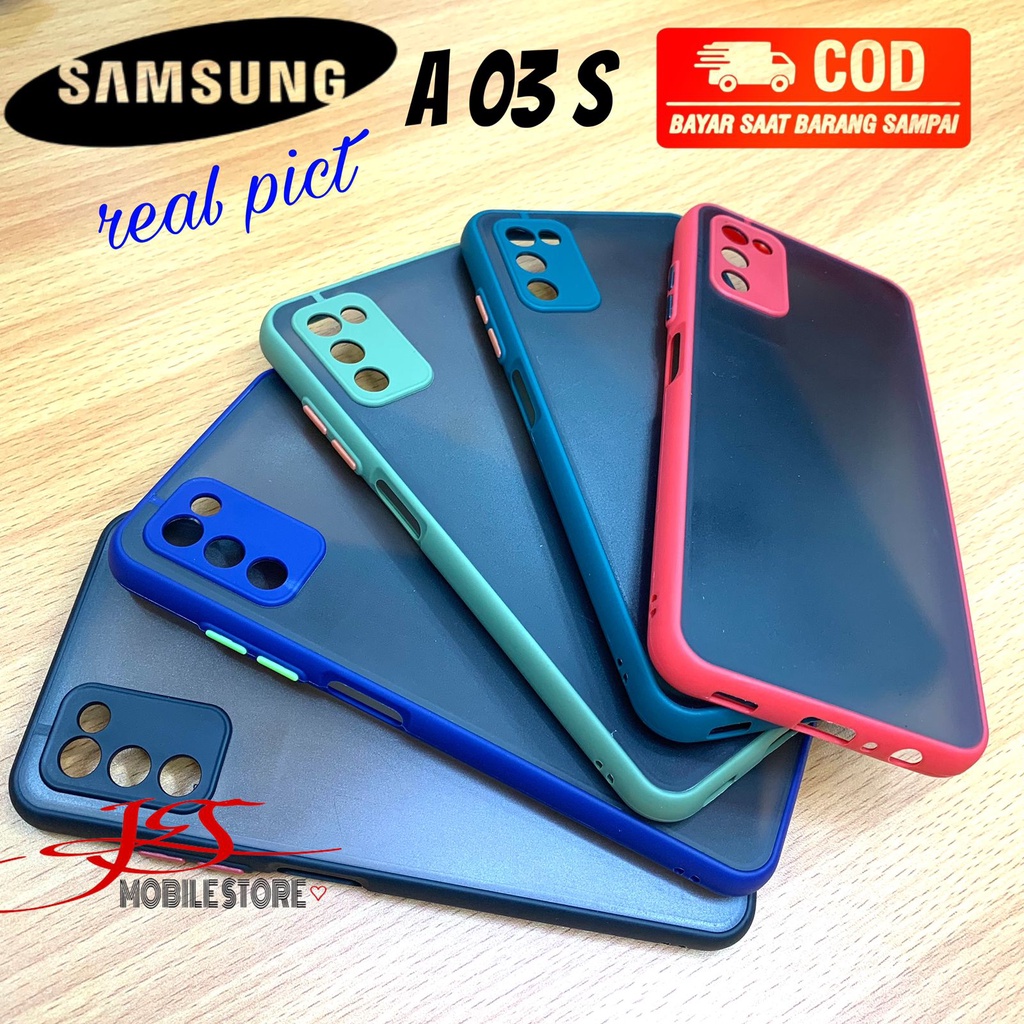 Case hybrid Samsung A03s - silikon A03S - soft case samsung A03s