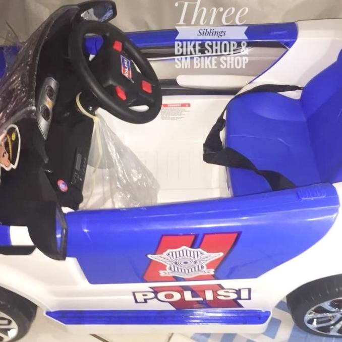 Mainan Mobil Aki Anak Range Rover Polisi 8188