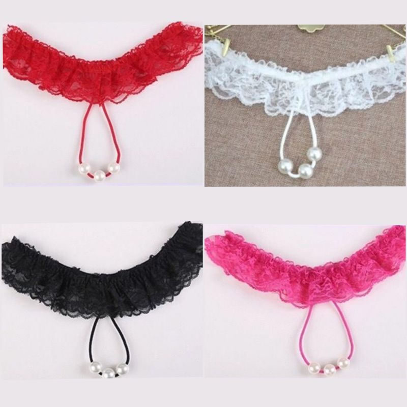 Celana Dalam Wanita Sexy Mutiara Pearl G-String Lingerie