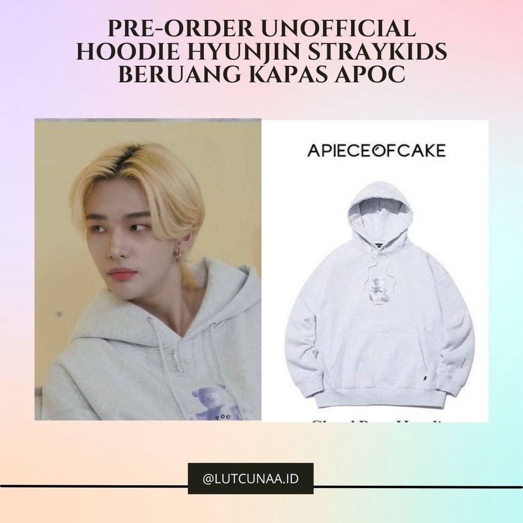 Pre-Order Unofficial HOODIE hyunjin straykids beruang KAPAS apoc