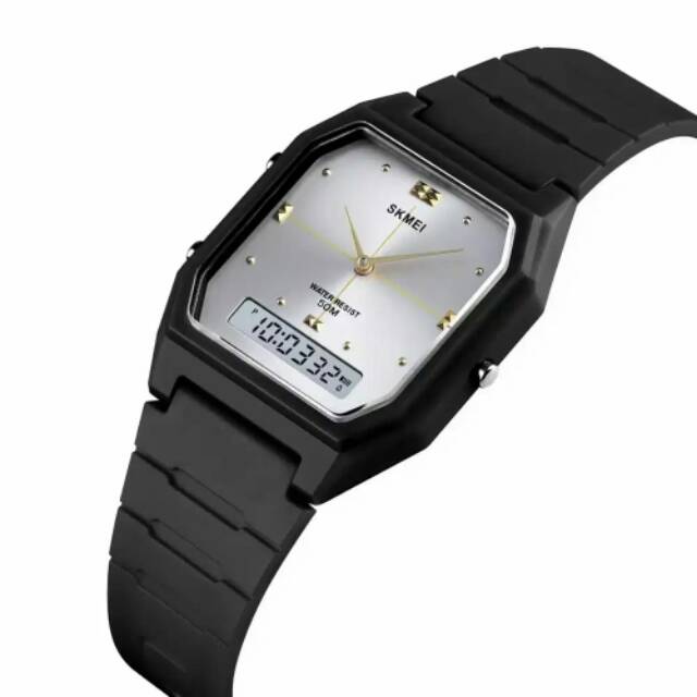 Jam tangan Skmei 1604 dual time original tahan air