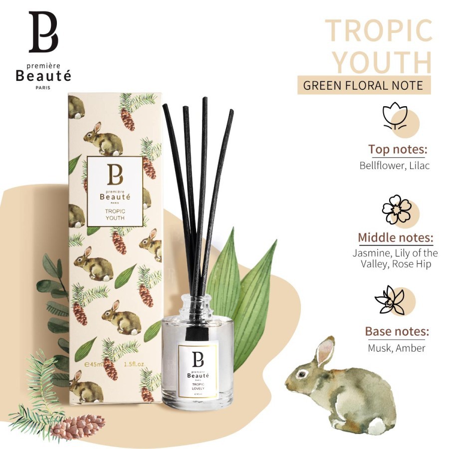 ❄️MATCHA❄️ PREMIERE BEAUTE AROMATIC REED DIFFUSER - OIL AROMATHERAPY RUANGAN