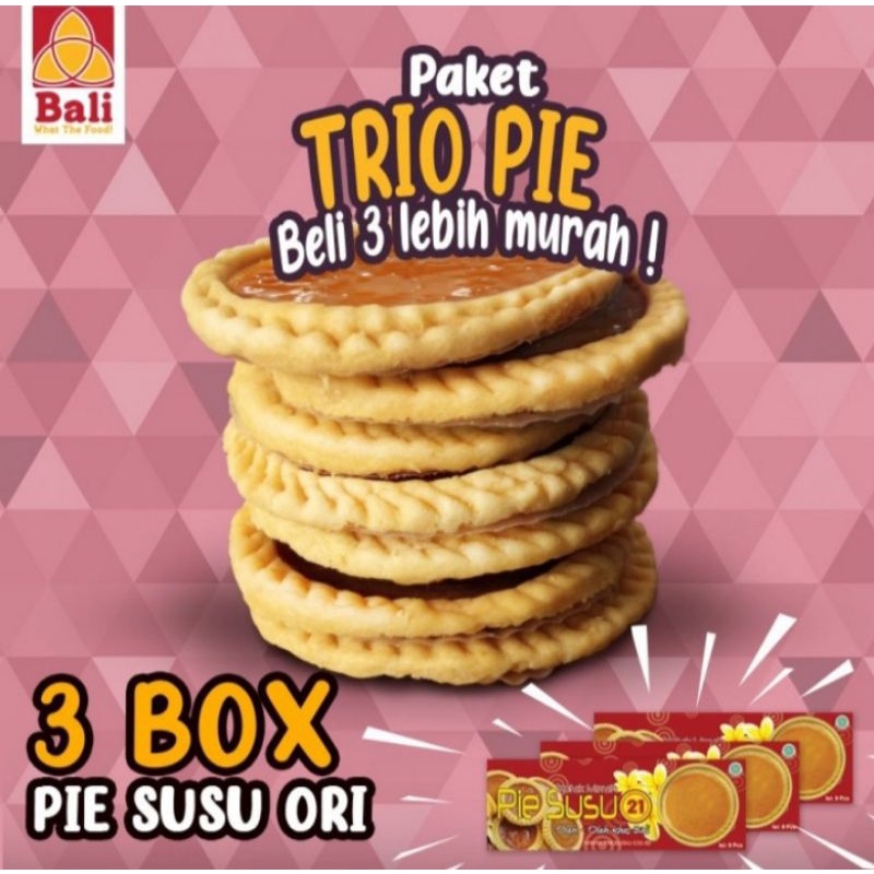 

Pie Susu 21 Bali Paket Trio Pie Original