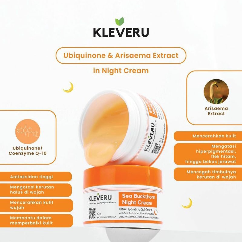 KLEVERU Sea Buckthorn Day Cream and Night Cream