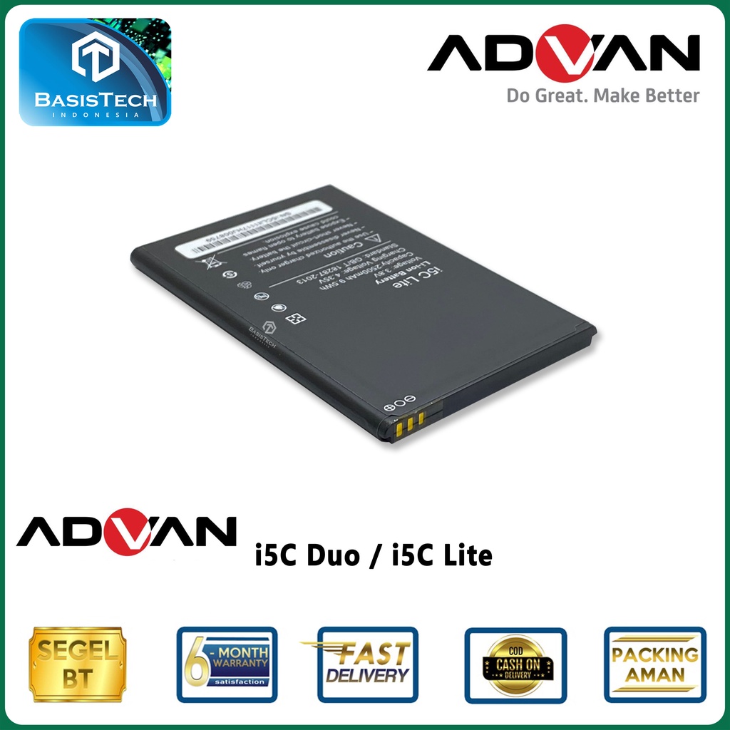 BATERAI ADVAN I5C DUO I5C Lite - ORI99 SUPER QUALITY