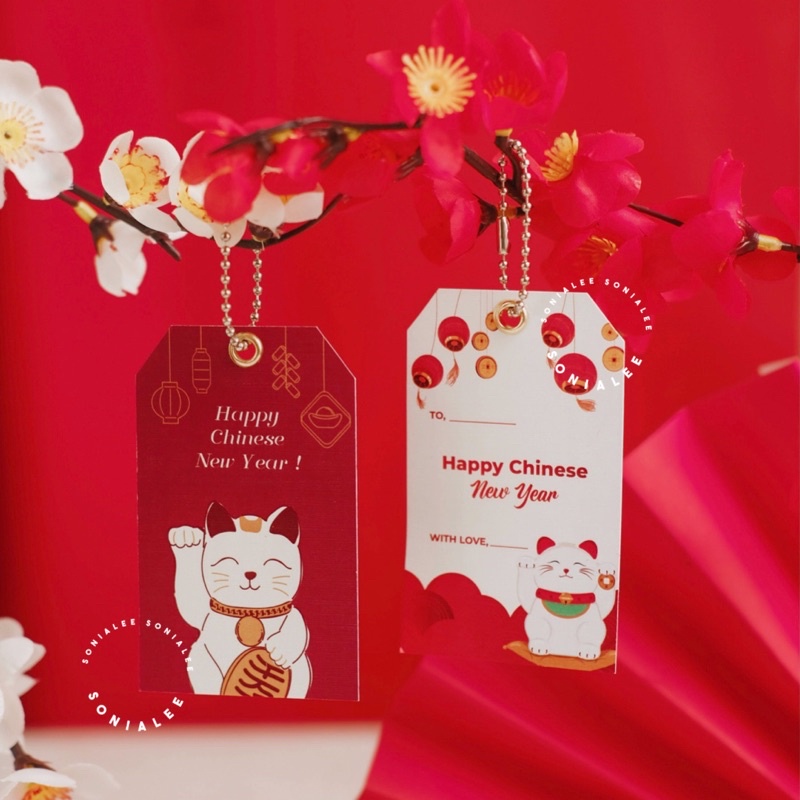 

[sonialee] Gift Tag / Hang tag Imlek / chinese new year tag kado souvernir hampers gift hadiah