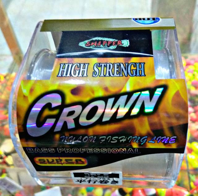 SENAR CROWN LINE SANPPER IGFA USA STANDART PANJANG 500M DAN 100M MATERIAL FROM JAPAN SIZE 0.20 0.23 0.25 0.28 0.30 0.33 0.35 0.37 0.40 0.45 0.50 0.55 0.60