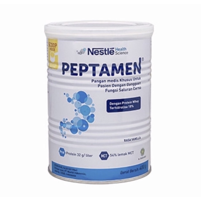 

Peptamen 400 gram ( susu medis khusus dewasa kondisi sakit )