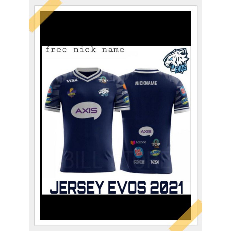 Kaos Jersey Gaming EVOS ESPORTS