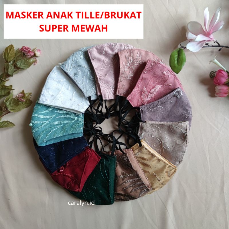 MASKER ANAK TILLE EARLOOP